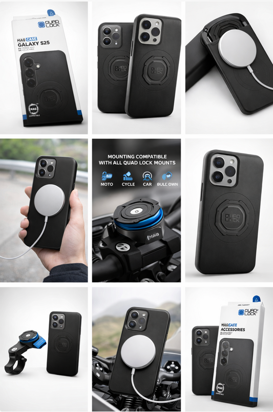 Quad Lock MAG Case for Samsung Galaxy S25 – Secure Magnetic Lock Phone Case